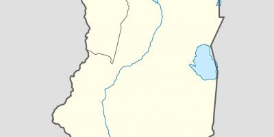 Peta Botswana sungai